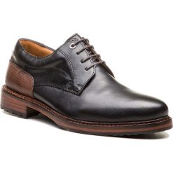 Półbuty SALAMANDER - Reginald 31-59001-01 Black. Czarne buty wizytowe męskie Salamander, ze skóry, bez zapięcia. W wyprzedaży za 319,00 zł.