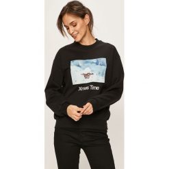 Tally Weijl - Bluza. Czarne bluzy damskie TALLY WEIJL, s, z nadrukiem, z bawełny, bez rękawów, bez kaptura. W wyprzedaży za 89,90 zł.
