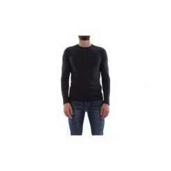 T-shirty z długim rękawem 40weft TEODORO 19821. Czarne t-shirty męskie 40weft, s, bez wzorów, bez kołnierzyka, długie. Za 94,83 zł.
