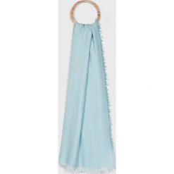Calvin Klein - Chusta. Czarne chusty damskie marki Calvin Klein, z bawełny. Za 229,90 zł.