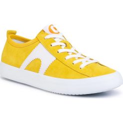 Sneakersy CAMPER - Imar Copa K200929-010 Yellow. Żółte półbuty damskie Camper, z zamszu. Za 399,00 zł.