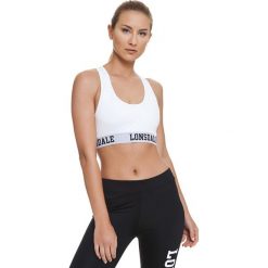 Top w kolorze białym. Białe topy damskie marki Lonsdale, m, z nadrukiem. W wyprzedaży za 54,95 zł.