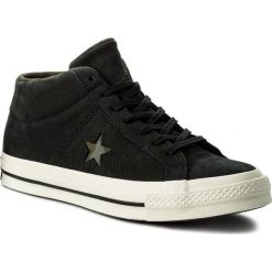 Sneakersy CONVERSE - One Star Mid 159747C Black/Gret/Herbal. Czarne sneakersy męskie Converse, na co dzień, bez wzorów, ze skóry, eleganckie, bez zapięcia. W wyprzedaży za 269,00 zł.