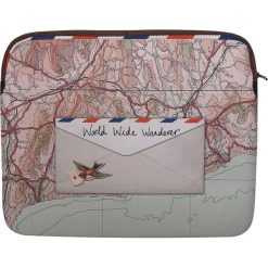 Torba w kolorze jasnoróżowym na laptop - 15". Czerwone torby na laptopa marki House of Disaster, z materiału. W wyprzedaży za 51,95 zł.