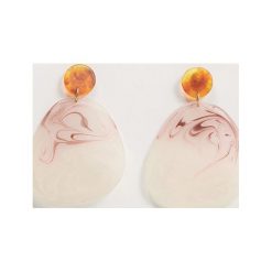 Mango - Kolczyki Akili. Różowe kolczyki damskie Mango. Za 59,90 zł.