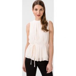 Vero Moda Jessica Top Biały. Białe podkoszulki damskie Vero Moda, s, bez wzorów, z poliesteru, bez kołnierzyka. Za 131,95 zł.