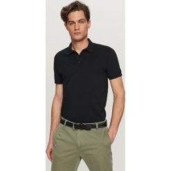 Koszulka polo - Czarny. Czarne koszulki polo marki Reserved, l. Za 59,99 zł.