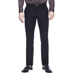 Spodnie RICCARDO SMGS000206. Czarne spodnie męskie Giacomo Conti, m, bez wzorów, z elastanu, eleganckie. Za 399,00 zł.