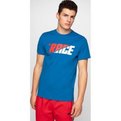 T-shirt męski TSM225 - kobalt. Szare koszulki męskie 4f, m, bez wzorów, bez kołnierzyka. Za 29,99 zł.
