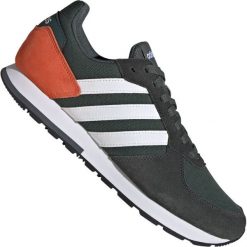 Buty adidas 8K M F34482. Zielone buty sportowe męskie Adidas, na lato, ze skóry, bez zapięcia. W wyprzedaży za 289,00 zł.