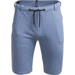 Spodenki dresowe męskie SKMD602 - niebieski melanż - Outhorn. Niebieskie spodenki i szorty męskie Outhorn, na lato, m, bez wzorów, z poliesteru. Za 49,99 zł.