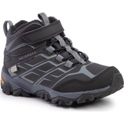 Trekkingi MERRELL - Ml-B Moab Mid Ac MC57396 Artic/Bl. Czarne śniegowce chłopięce Merrell, bez zapięcia. W wyprzedaży za 179,00 zł.
