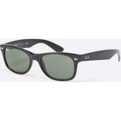 Ray-Ban - Okulary New Wayfarer. Szare okulary przeciwsłoneczne męskie wayfarery marki Ray-Ban, z materiału. Za 479,90 zł.