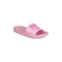 Klapki Kenzo POOL SANDAL TIGER. Różowe klapki damskie Kenzo, bez wzorów, bez obcasa. W wyprzedaży za 286,30 zł.