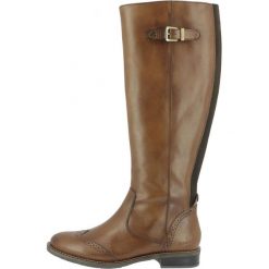 Tom Tailor Kozaki damskie 7999701 36 brązowe. Pomarańczowe kozaki damskie Tom Tailor, eleganckie, bez obcasa, bez zapięcia. Za 609,00 zł.