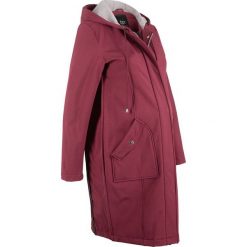 Kurtka ciążowa parka softshell bonprix bordowy melanż. Czerwone parki damskie bonprix, melanż, z softshellu. Za 99,99 zł.