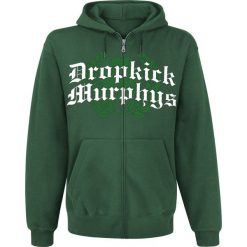 Dropkick Murphys Piper Bluza z kapturem rozpinana ciemnozielony. Zielone bluzy męskie rozpinane marki Dropkick Murphys, s, z napisami, z kapturem. Za 184,90 zł.