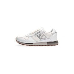 Buty Napapijri N0YKAK VIRTUS LEATHER. Białe trampki męskie Napapijri, bez wzorów, bez zapięcia. Za 389,97 zł.