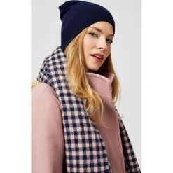 Czapka gładka. Niebieskie czapki damskie Moodo, bez wzorów, z poliesteru. Za 24,99 zł.