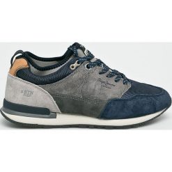 Pepe Jeans - Buty. Niebieskie buty sportowe męskie marki Pepe Jeans, z jeansu, na sznurówki. W wyprzedaży za 339,90 zł.