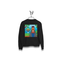 Bluza Retro Game BoJack - Duck Hunt Męska. Czarne bluzy damskie Failfake, s, bez wzorów, retro, bez kołnierzyka, bez rękawów, bez kaptura. Za 170,00 zł.