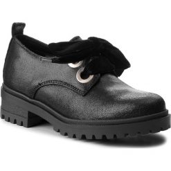 Oxfordy TOMMY JEANS - Metallic Cleated Sho EN0EN00378 Black 990. Czarne jazzówki damskie marki Tommy Jeans, z jeansu, na obcasie. W wyprzedaży za 439,00 zł.