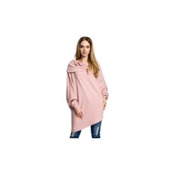 Bluzki Moe M355 Asymetryczna bluza z szerokim kołnierzem. Szare bluzki damskie marki Moe, m. Za 129,00 zł.