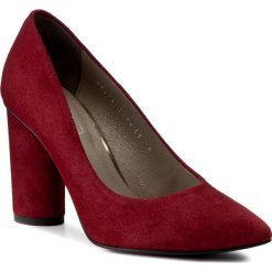 Półbuty EDEO - 3094 854/854 Bordo. Czerwone półbuty damskie skórzane marki Edeo, na obcasie. W wyprzedaży za 199,00 zł.