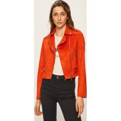 Morgan - Kurtka. Czerwone kurtki damskie Morgan, z elastanu, krótkie. Za 329,90 zł.