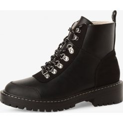 ONLY - Kozaki damskie – Onlbold, czarny. Czarne kozaki damskie ONLY, bez obcasa, bez zapięcia. Za 249,95 zł.