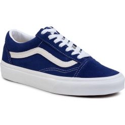 Tenisówki VANS - Old Skool VN0A4U3BXF71 (Suede) Blueprint. Niebieskie trampki i tenisówki damskie Vans, bez wzorów, ze skóry, bez zapięcia. W wyprzedaży za 299,00 zł.
