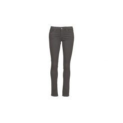 Jeansy slim fit Calvin Klein Jeans MID RISE SKINNY. Szare jeansy damskie Calvin Klein Jeans, bez wzorów, z jeansu. Za 351,20 zł.