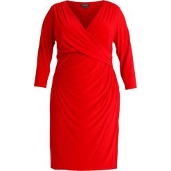 Lauren Ralph Lauren Woman Sukienka z dżerseju orient red. Czerwone sukienki z falbanami marki Lauren Ralph Lauren Woman, z dżerseju. Za 629,00 zł.
