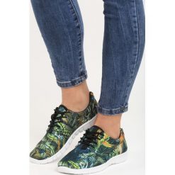 Khaki Buty Sportowe Aurora. Brązowe buty sportowe damskie marki Born2be, z materiału. Za 39,99 zł.