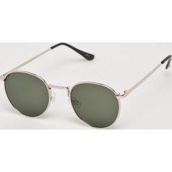 Selected - Okulary 16066724. Pomarańczowe okulary przeciwsłoneczne męskie Selected, z materiału. W wyprzedaży za 49,90 zł.