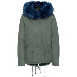 Odzież damska: Kurtka parka bonprix oliwkowo-niebieski