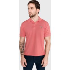 Lacoste Polo Koszulka Różowy. Różowe podkoszulki męskie Lacoste, l, bez wzorów, z bawełny, bez rękawów. Za 421,95 zł.