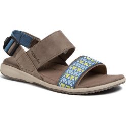 Sandały COLUMBIA - Solana BL1007 Wet Sand/Steel 252. Brązowe klapki damskie Columbia, bez wzorów, ze skóry, bez obcasa. W wyprzedaży za 209,00 zł.
