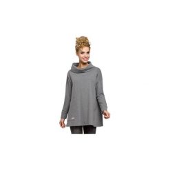 Bluzy Moe M260 Bluza oversize z kominem i kieszenią. Szare bluzy damskie marki Moe, l. Za 99,00 zł.