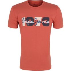 T-shirt Pepe Jeans. Różowe t-shirty męskie Pepe Jeans, na lato, m, bez wzorów, z jeansu, vintage, bez kołnierzyka. Za 59,00 zł.