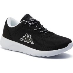 Sneakersy KAPPA - Tunes 242195 Black/White 1110. Czarne sneakersy męskie Kappa, na co dzień, bez wzorów, z tworzywa sztucznego, eleganckie, bez zapięcia. W wyprzedaży za 109,00 zł.