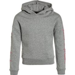 Bluzy chłopięce: LMTD NLFNASHA HOOD Bluza z kapturem grey melange