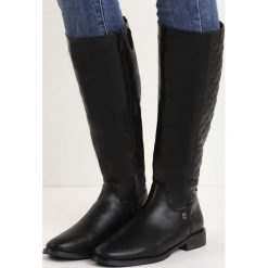Buty zimowe damskie: Czarne Kozaki Pick Me