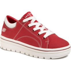 Sneakersy SKECHERS - Street Cleat 74100 Dark Red. Czerwone sneakersy damskie Skechers, z tworzywa sztucznego. W wyprzedaży za 189,00 zł.