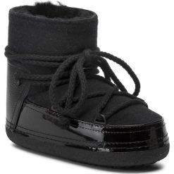 Buty INUIKII - Boot 70101-77 Felt Black. Czarne kozaki damskie Inuikii, na zimę, z wełny, bez obcasa, bez zapięcia. W wyprzedaży za 899,00 zł.