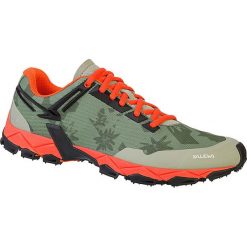 Buty sportowe "Lite Train" w kolorze khaki. Brązowe buty sportowe damskie Salewa, z materiału, sportowe, do biegania. W wyprzedaży za 289,95 zł.