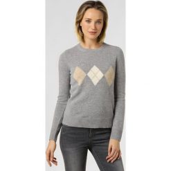 Marie Lund - Sweter damski, szary. Szare swetry damskie Marie Lund, s, bez wzorów, z dzianiny, eleganckie, bez rękawów, bez kaptura. Za 249,95 zł.