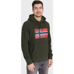 Napapijri Bibu Bluza Zielony. Zielone bluzy męskie Napapijri, l, z nadrukiem, z bawełny, bez kołnierzyka, bez rękawów, bez kaptura. Za 461,95 zł.