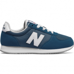 New Balance KL220CCY. Szare buty dziewczęce sportowe marki New Balance, na lato, z materiału. W wyprzedaży za 129,99 zł.