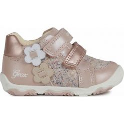 Geox tenisówki dziewczęce NEW BALU B020QA_00744_C8172 19 różowe. Różowe trampki dziewczęce Geox, ze skóry. Za 239,00 zł.
